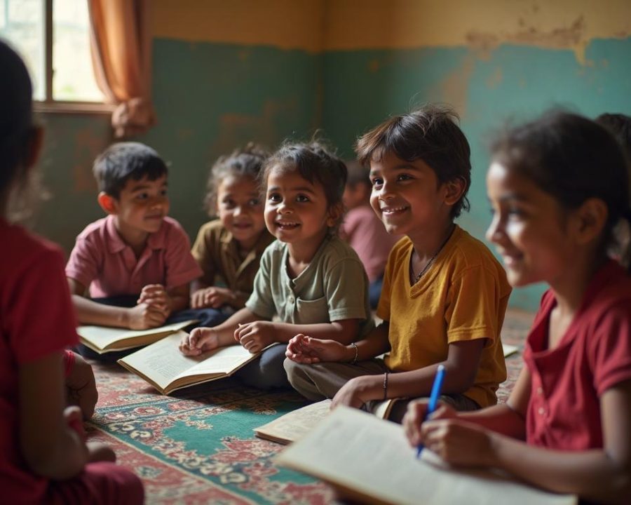 Children photograph 1 from Nirvanavan Foundation's work in Alwar, Rajasthan