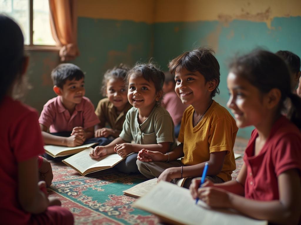 Children photograph 1 from Nirvanavan Foundation's work in Alwar, Rajasthan