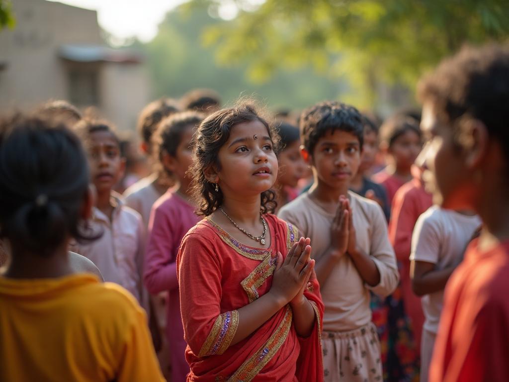 Children photograph 2 from Nirvanavan Foundation's work in Alwar, Rajasthan