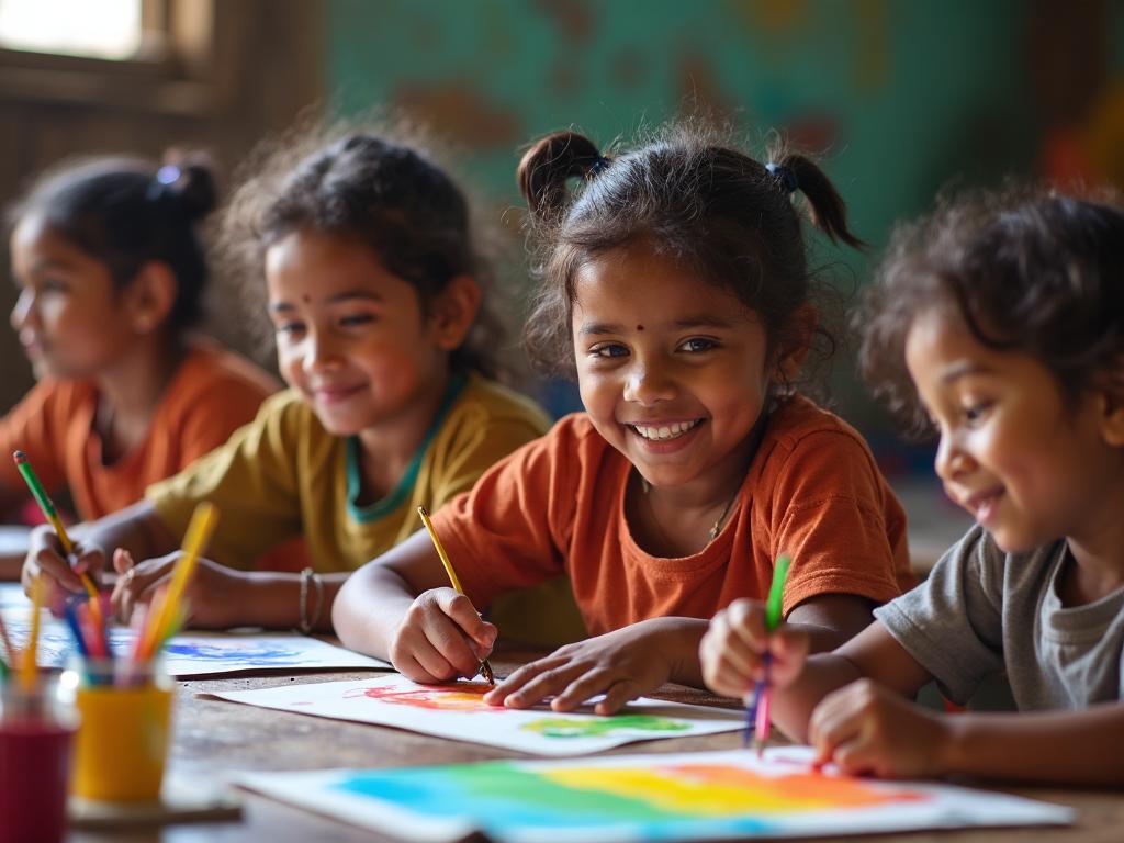 Children photograph 3 from Nirvanavan Foundation's work in Alwar, Rajasthan